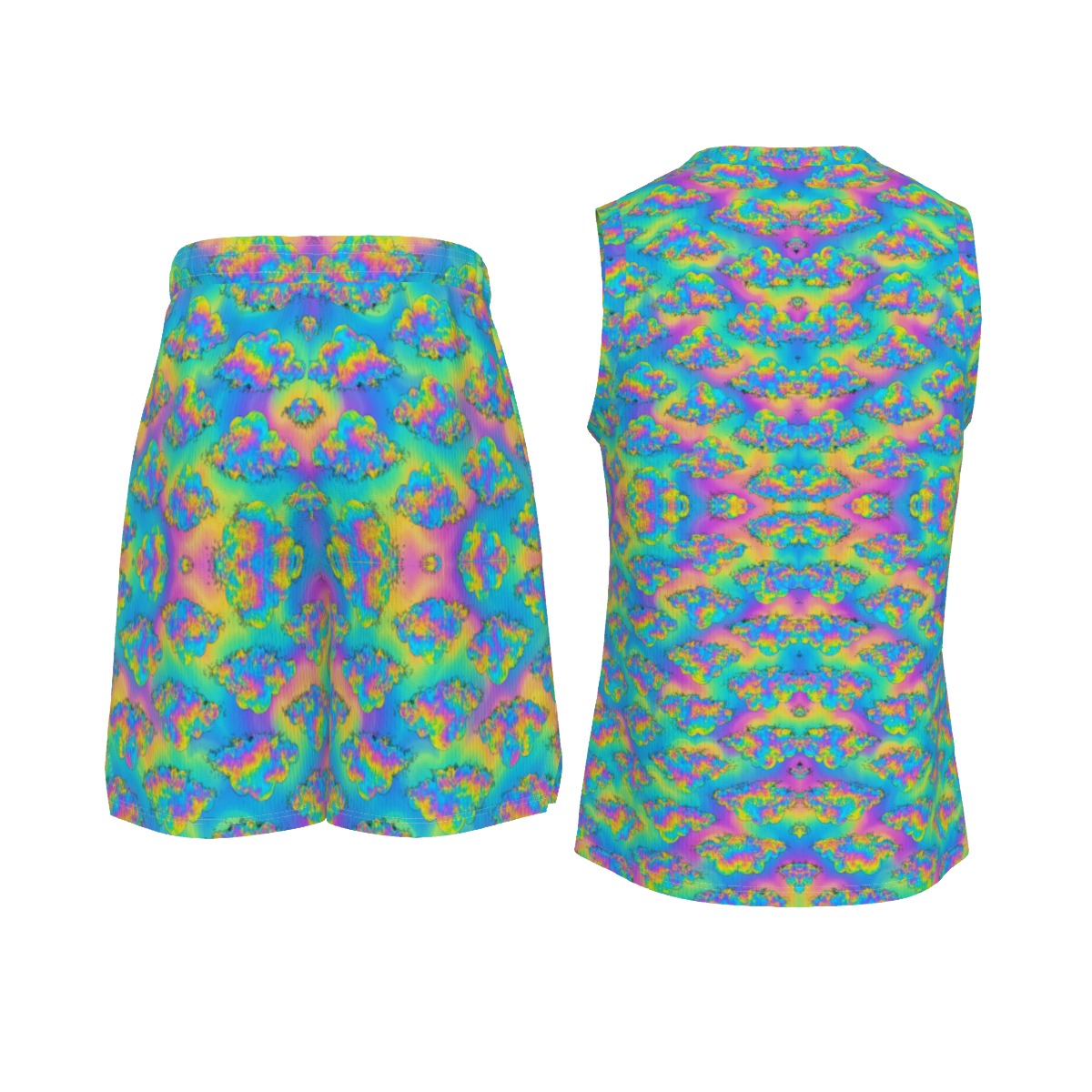 Men's V Neck Basketball Suit