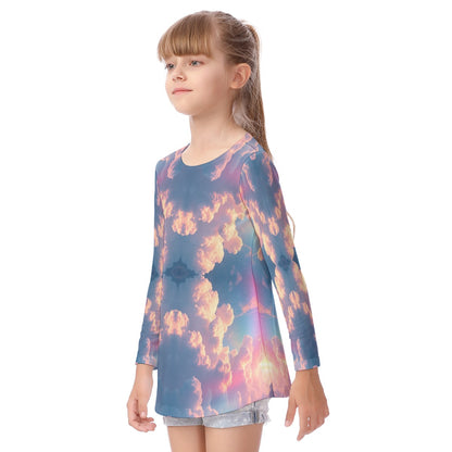 Unisex Kid's Long Sleeve O-neck T-shirt