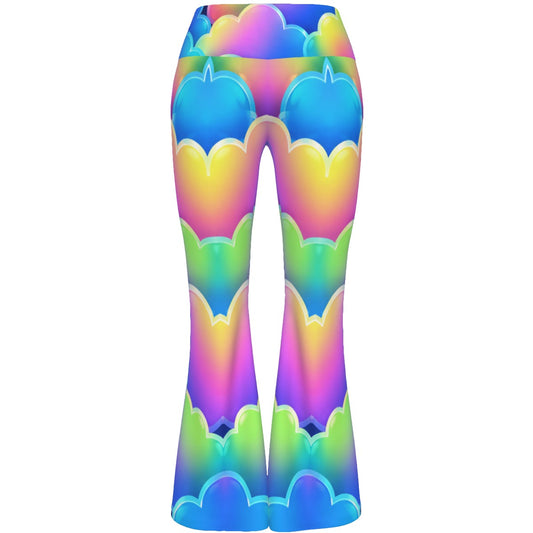 All-over print Women's Flare Yoga Pants
