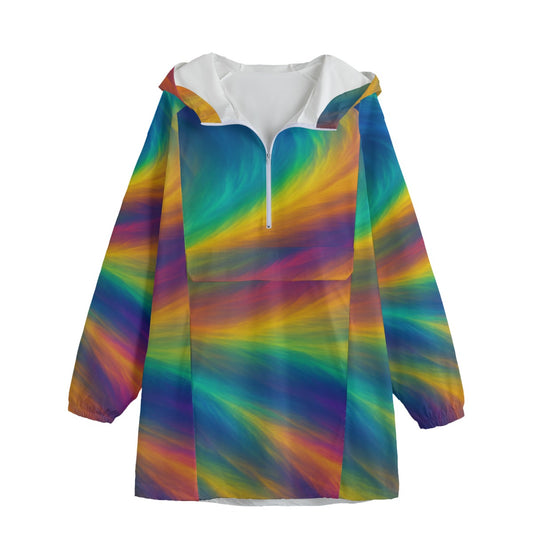 Unisex Windbreaker Long Jacket