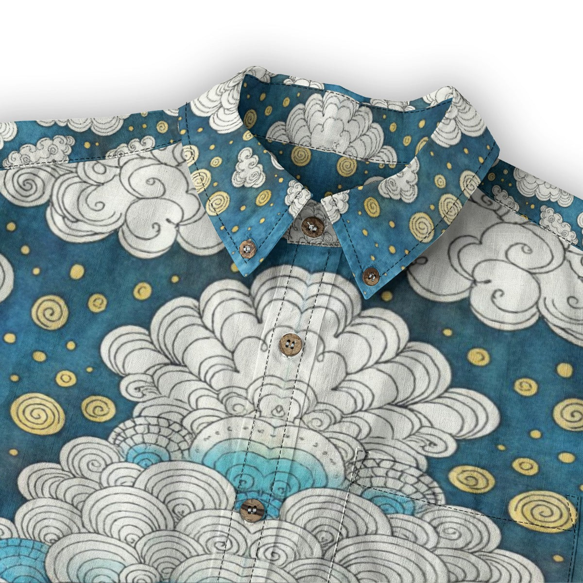 Men's Casual Lapel Long Sleeve Shirt|125GSM Cotton