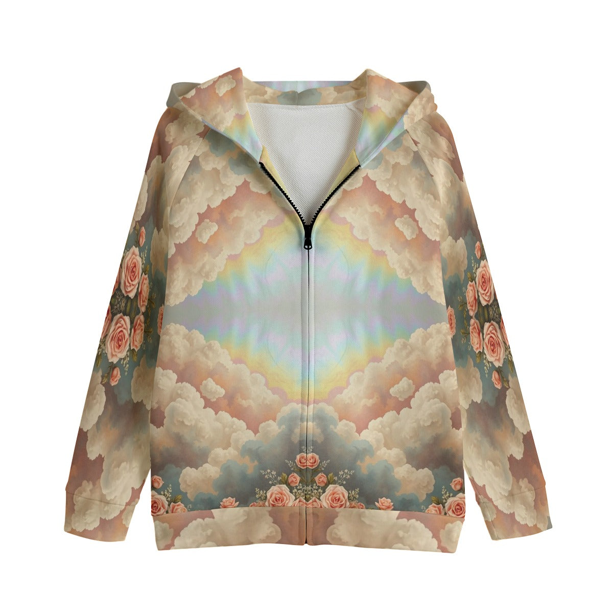 Unisex Kid's Zip Up Raglan Sleeve Hoodie | 310GSM Cotton