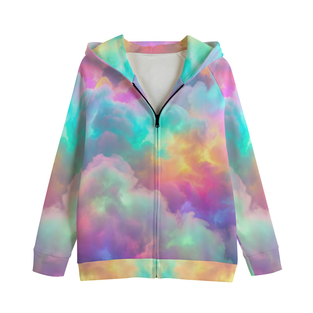 Kid's Zip Up Raglan Sleeve Hoodie | 310GSM Cotton