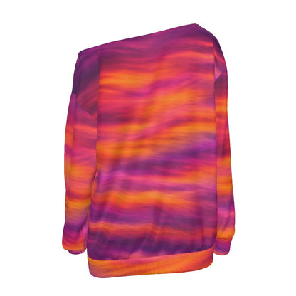 Women's Off-Shoulder Sweatshirt