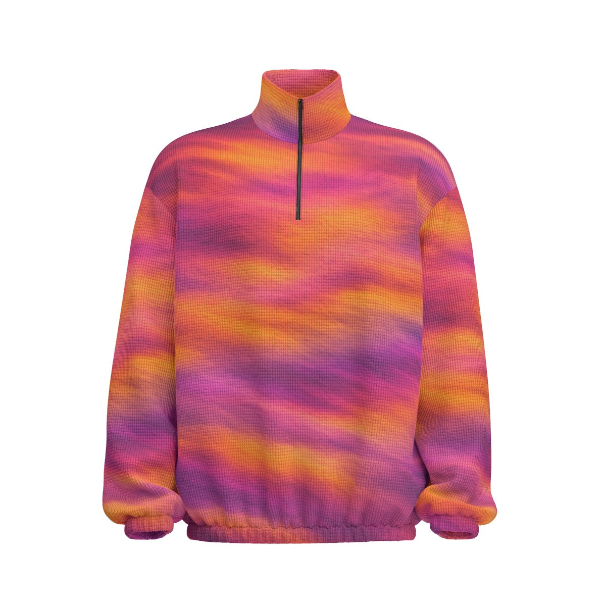 Unisex Turtleneck Zippered Sweatshirt