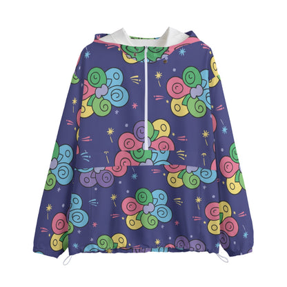 Unisex Pullover Jacket With Zipper Closure
