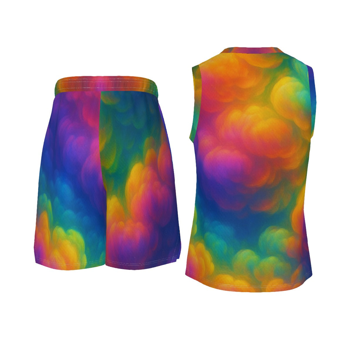 Men's V Neck Basketball Suit