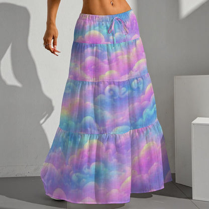 Women's Pleated Long Skirt