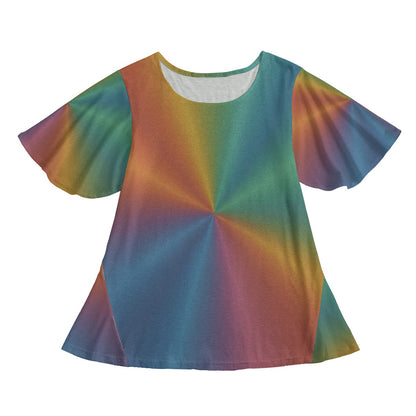 Women's Round Neck T-shirt With Short Sleeve