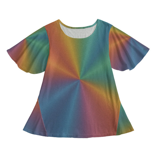 Women's Round Neck T-shirt With Short Sleeve