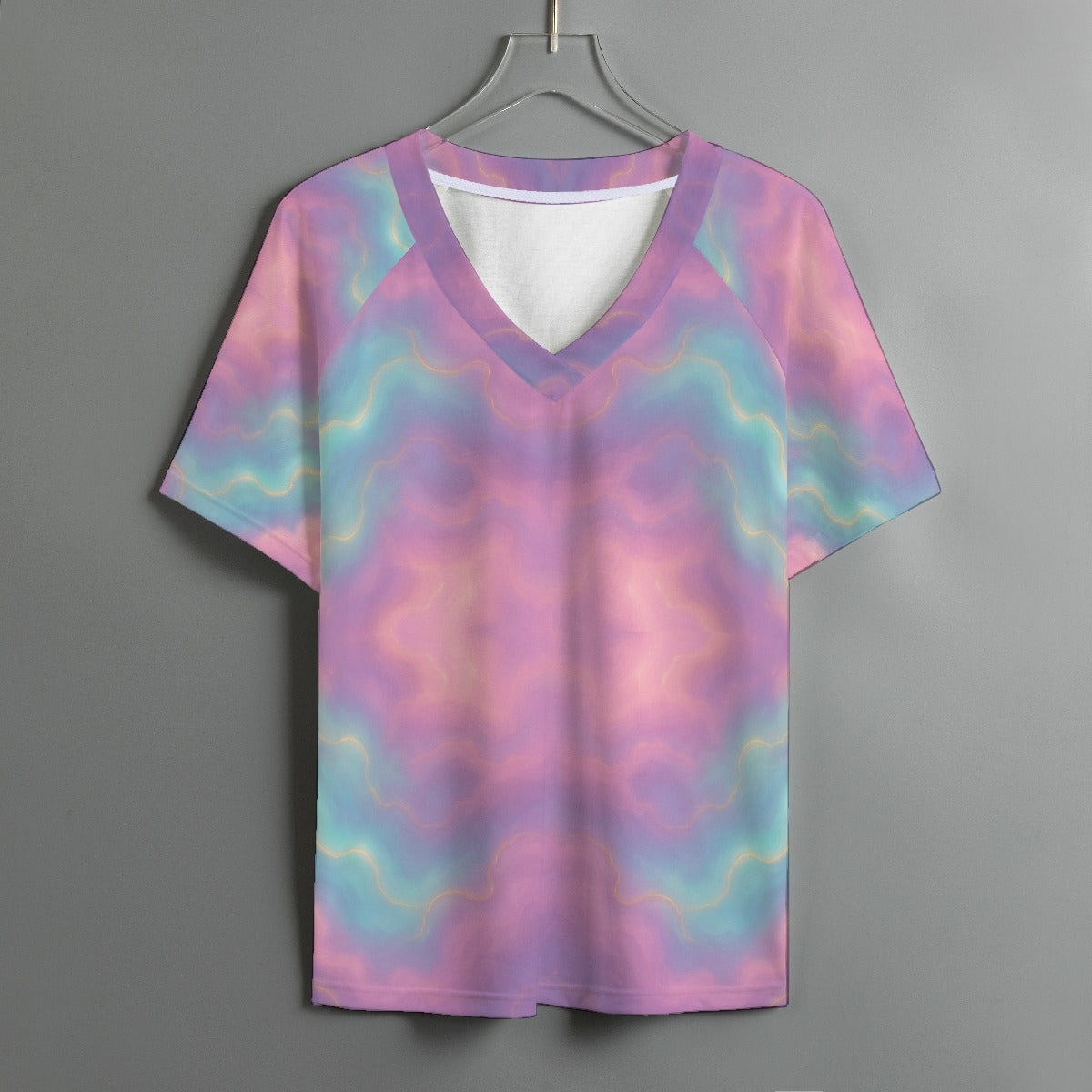 Women's V-neck T-shirt With Short Sleeve