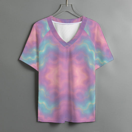 Women's V-neck T-shirt With Short Sleeve