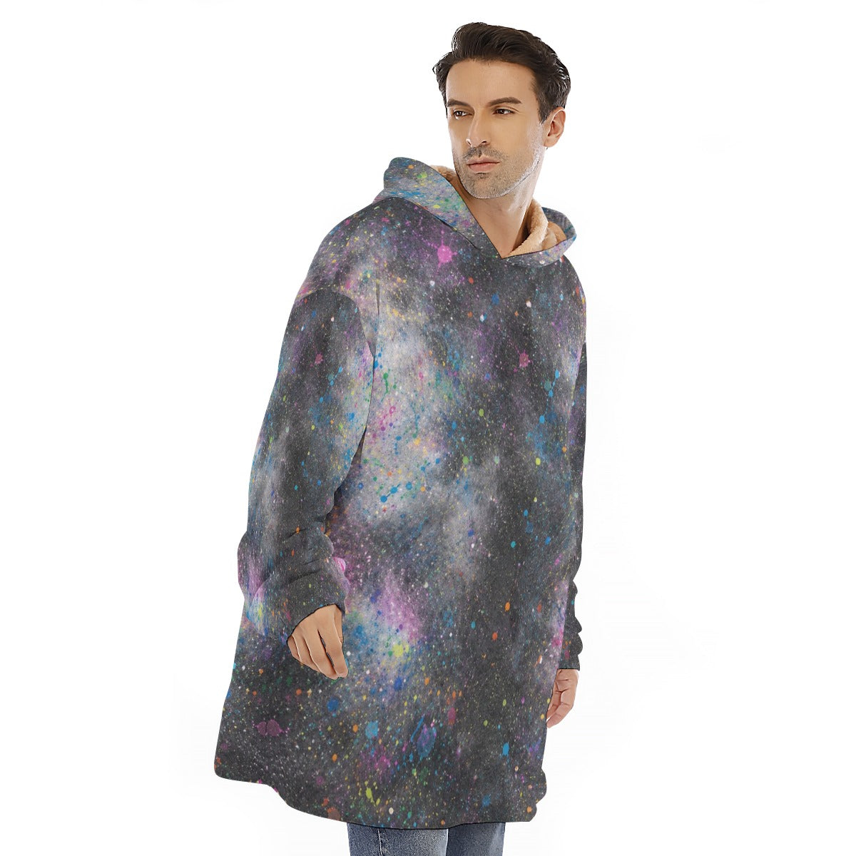 Unisex Sherpa-Fleece Hoodie Blanket - view 2