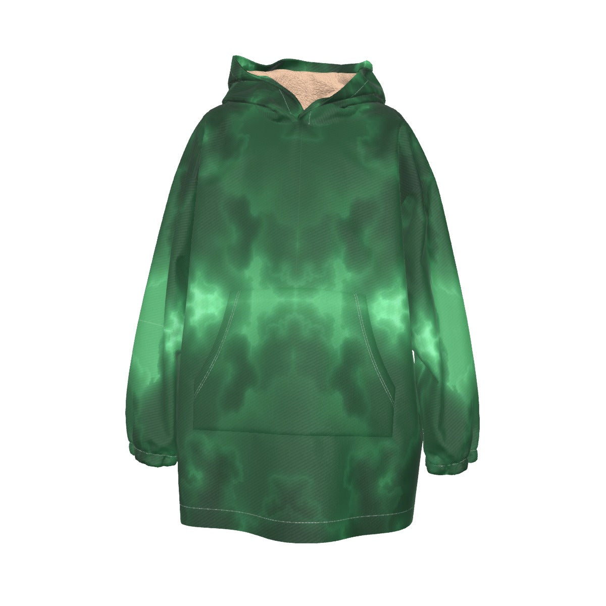 Unisex Kid's Sherpa Fleece Hoodie Blanket