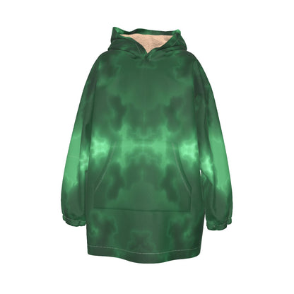 Unisex Kid's Sherpa Fleece Hoodie Blanket