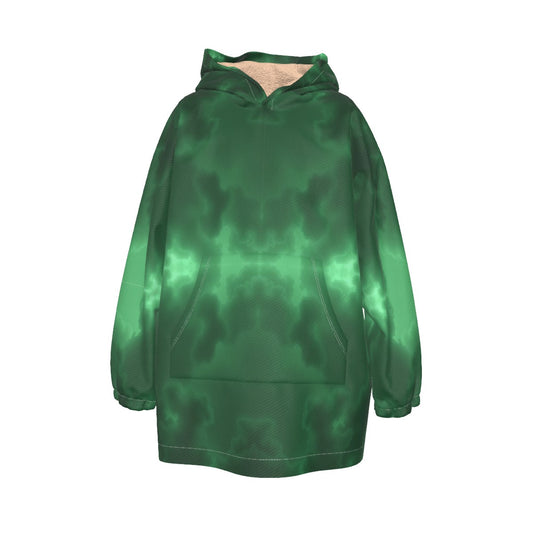 Unisex Kid's Sherpa Fleece Hoodie Blanket