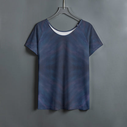 Women's Round Neck T-shirt With Raglan Sleeve