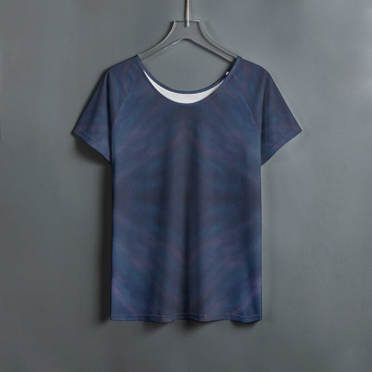 Women's Round Neck T-shirt With Raglan Sleeve