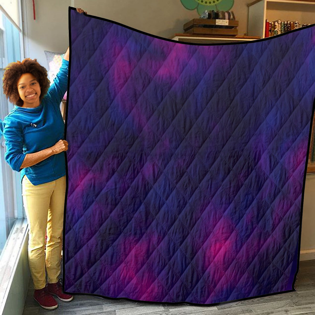 Unisex Lightweight & Breathable Quilt With Edge-wrapping Strips