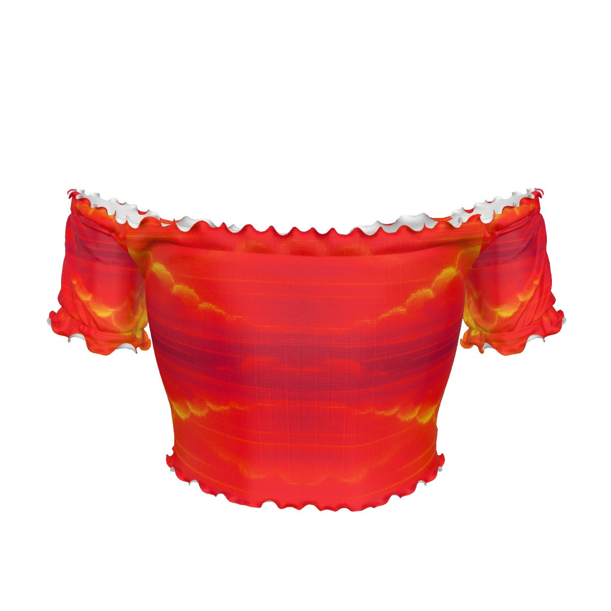 Women's One-shoulder Off-the-navel Short Sleeve T-shirt