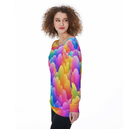Women's Off-Shoulder Sweatshirt