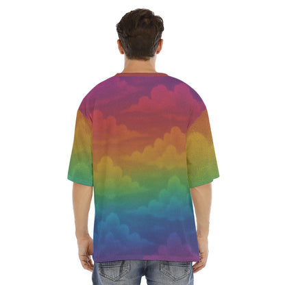 Men's Drop Shoulder T-shirt With Short Sleeve