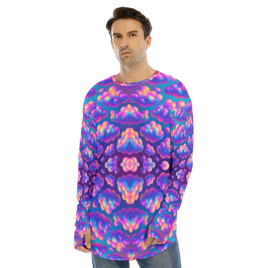 Men's Fingerless Long Sleeve T-shirt