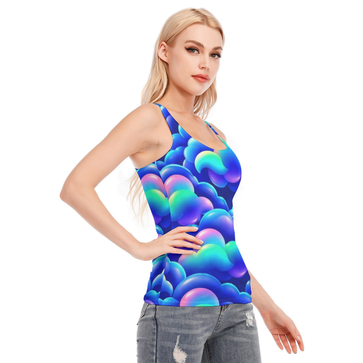 Women's Racer Vest | 190GSM Cotton