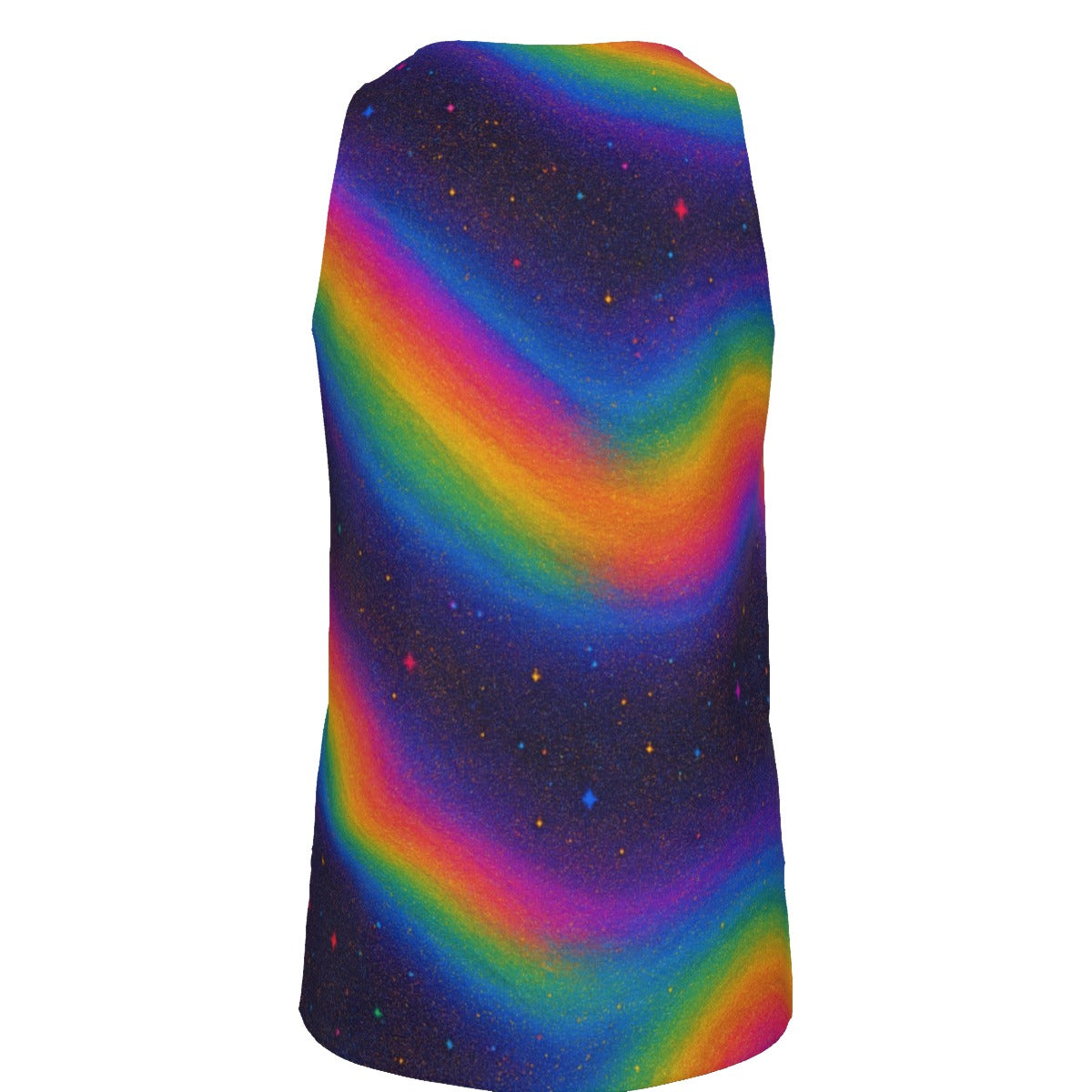 Men's Curved Hem Long Tank Top