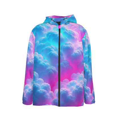 Men's Hooded Zipper Windproof Jacket