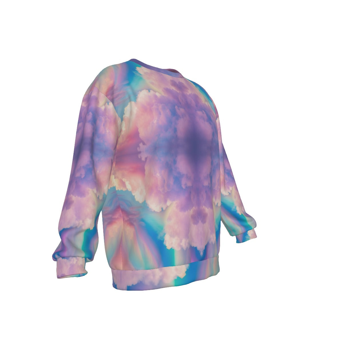 Men's Drop Shoulder Round Neck Long-Sleeved Sweatshirt