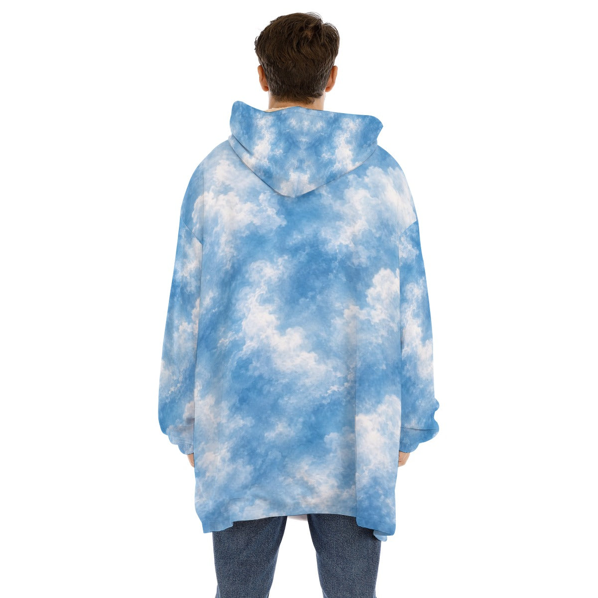 Unisex Sherpa-Fleece Hoodie Blanket - view 4
