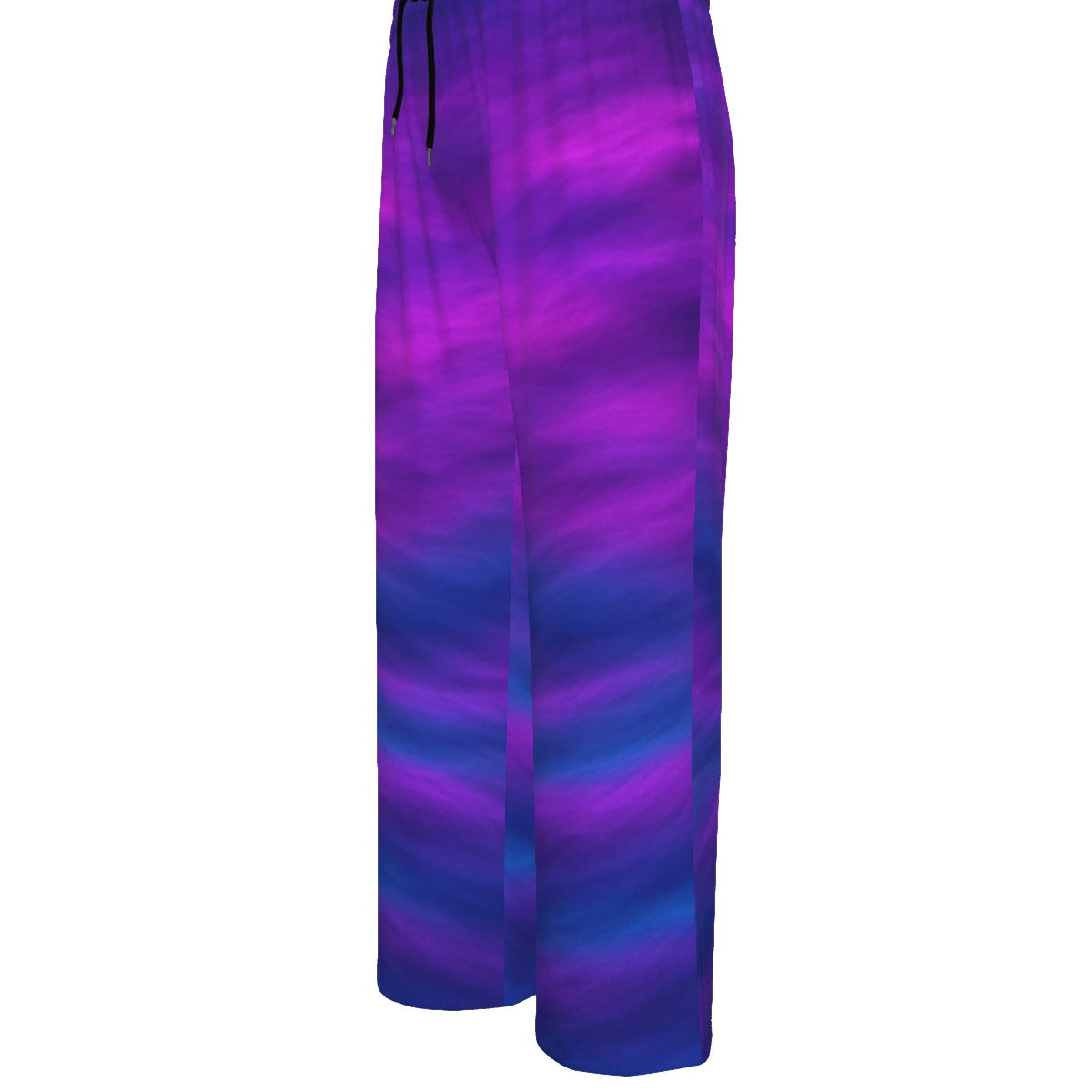 Unisex Knitted Fleece Wide Leg Pants