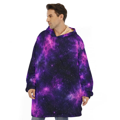 Unisex Sherpa-Fleece Hoodie Blanket - view 1