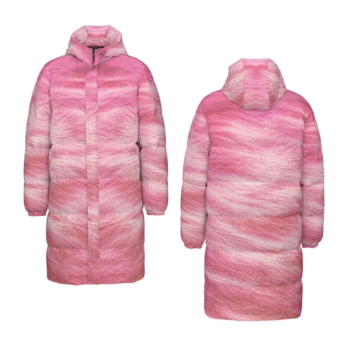 Unisex Long Down Jacket
