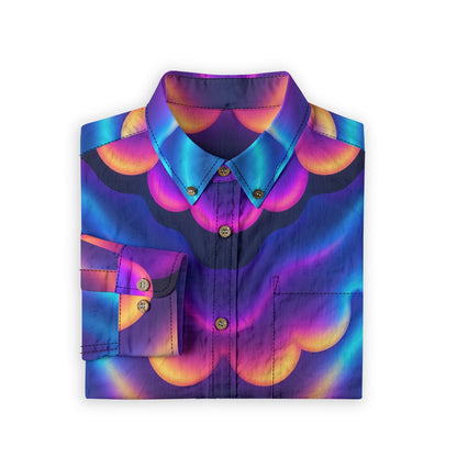 Men's Casual Lapel Long Sleeve Shirt|125GSM Cotton