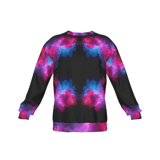 Men's Drop Shoulder Round Neck Long-Sleeved Sweatshirt