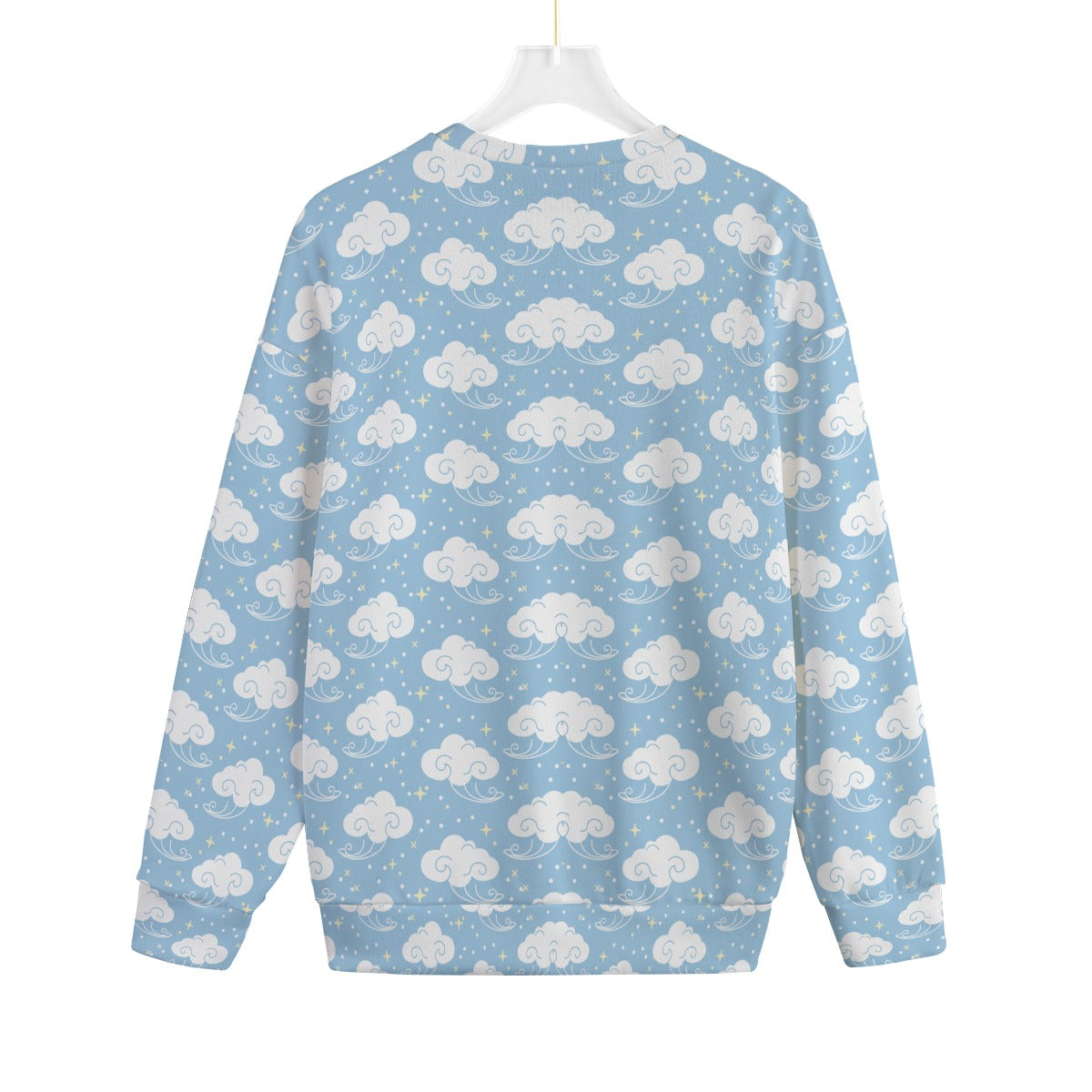 Unisex Drop-shoulder Knitted Fleece Sweater - view 2
