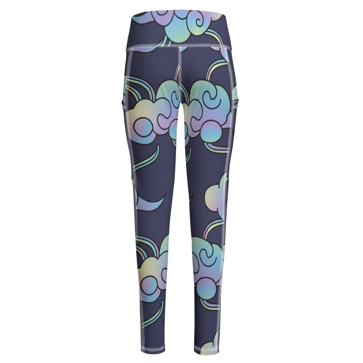 Functional Women's Yoga Leggings With Side Pockets|210GSM