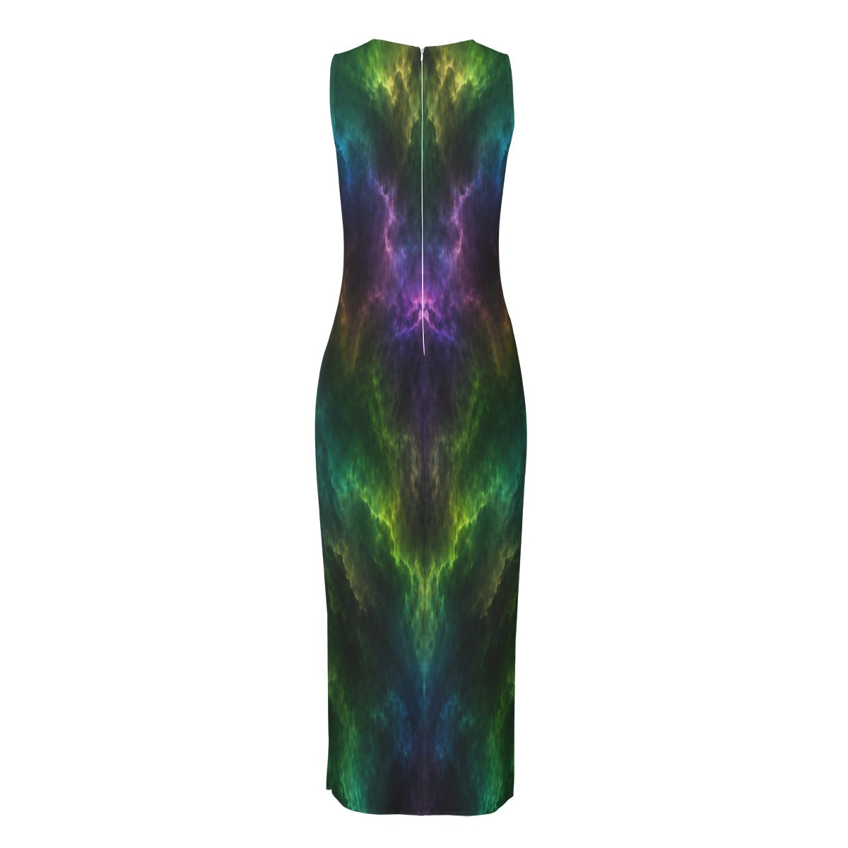 Women's Beach Perspective Chiffon Sleeveless Dress