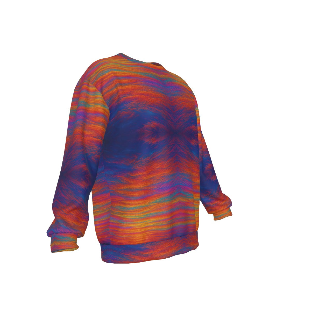 Men's Drop Shoulder Round Neck Long-Sleeved Sweatshirt