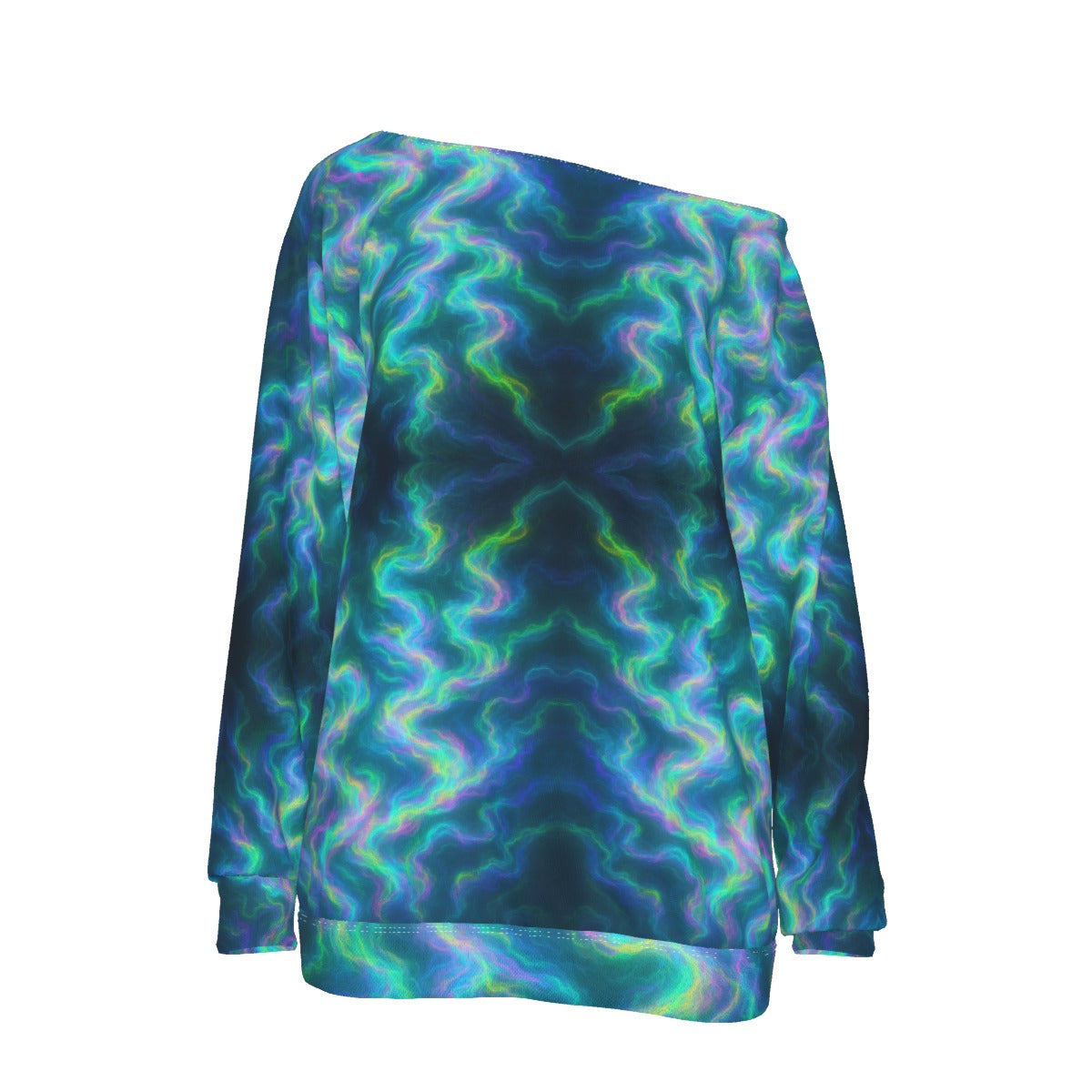 Women's Off-Shoulder Sweatshirt