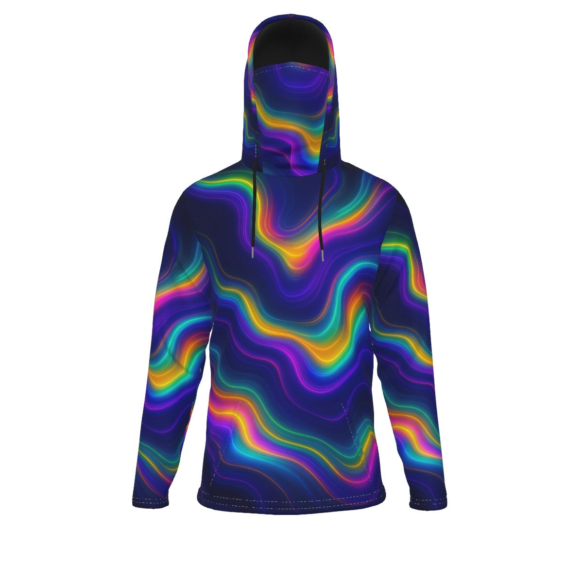 Men's Pullover Hoodie With Mask - view 1