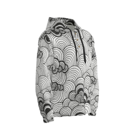 Men's Half Button Hoodie
