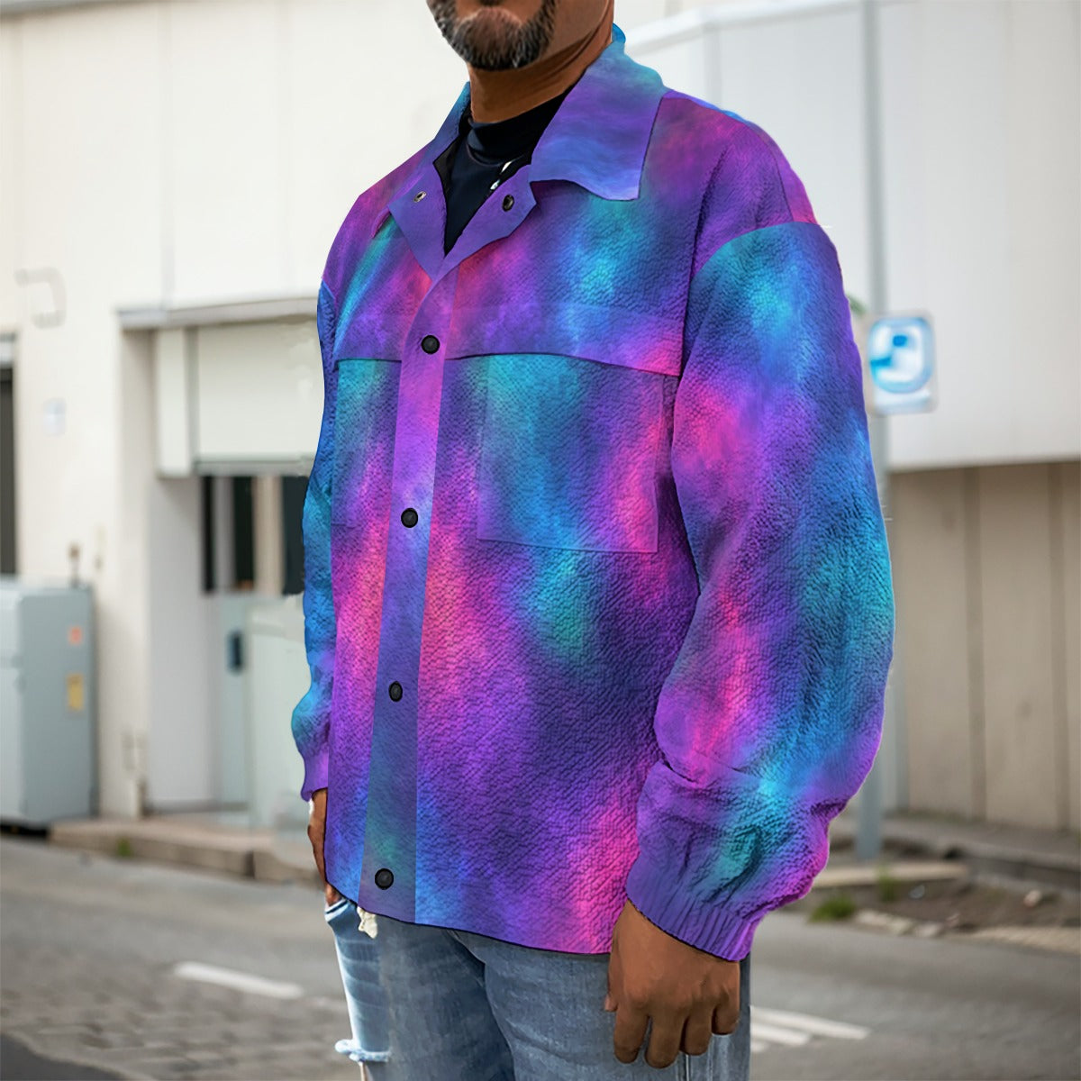 Men’s Casual Lapel Jacket - view 2