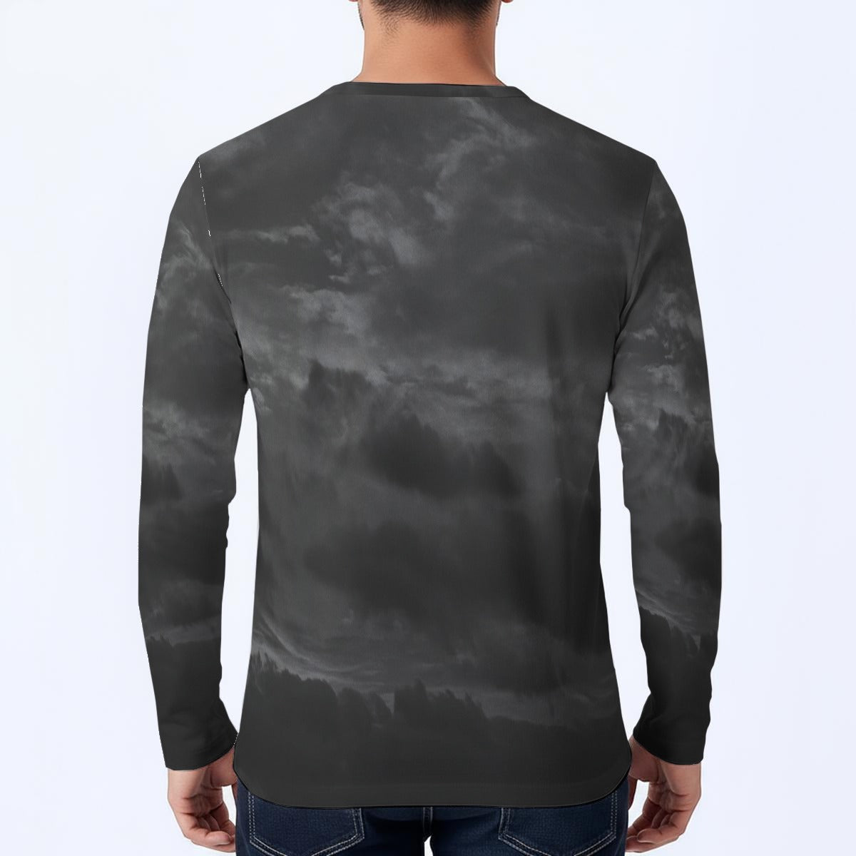 Men's Classic Long-Sleeve Henley Shirt