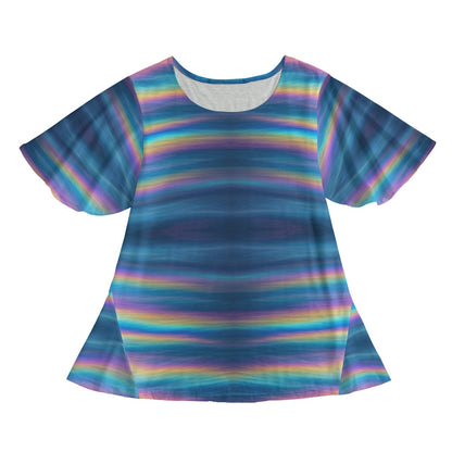 Women's Round Neck T-shirt With Short Sleeve