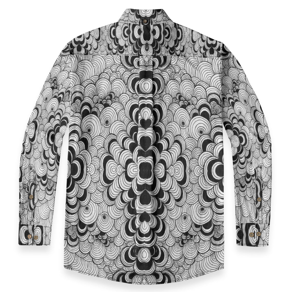 Men's Casual Lapel Long Sleeve Shirt|125GSM Cotton