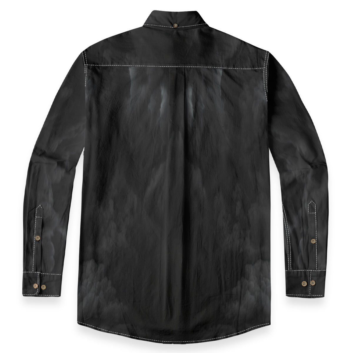 Men's Casual Lapel Long Sleeve Shirt|125GSM Cotton