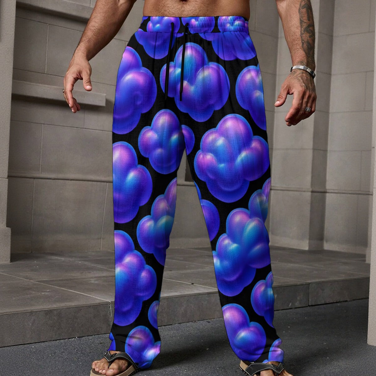 Men's Loose Casual Pants With Pocket